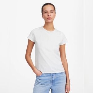 Madewell Women's Essential Slim Tee in Lightweight Cotton